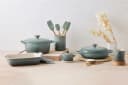 LE CREUSET Kochbesteck-Set Classic 5tlg. Steinzeug & Silikon Sea Salt Bild 1