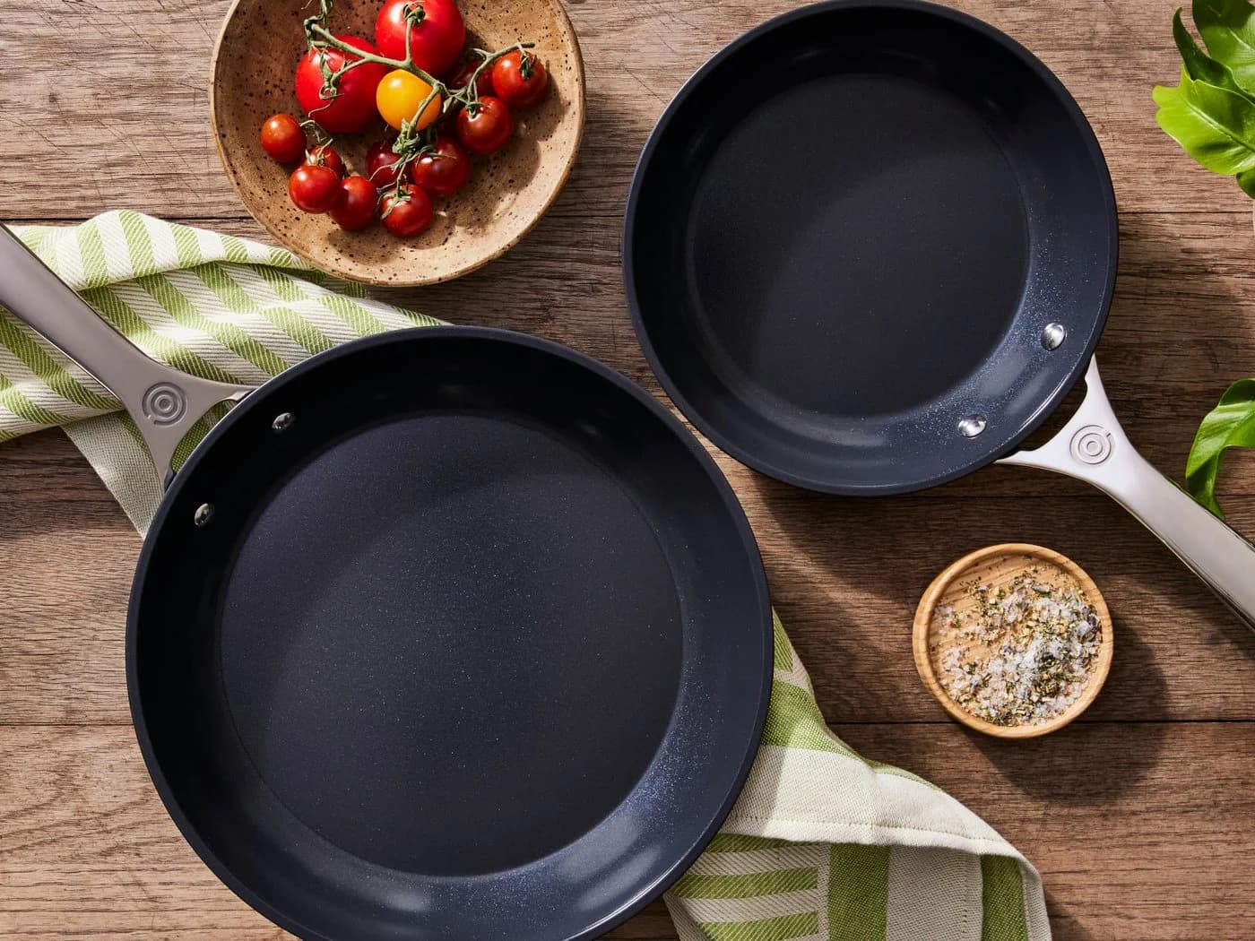 LE CREUSET Essential Pfannenset 2tlg. Keramik-Antihaft Schwarz - Bild 3