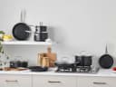 LE CREUSET Essential Pfannenset 2tlg. Keramik-Antihaft Schwarz Bild 4