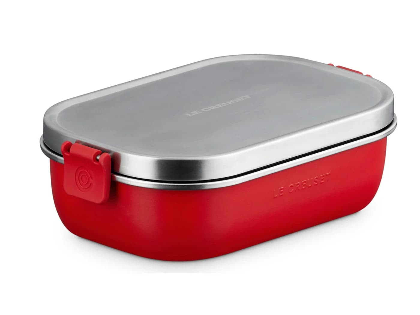 LE CREUSET Lunchbox On The Go 900ml Kirschrot Edelstahl