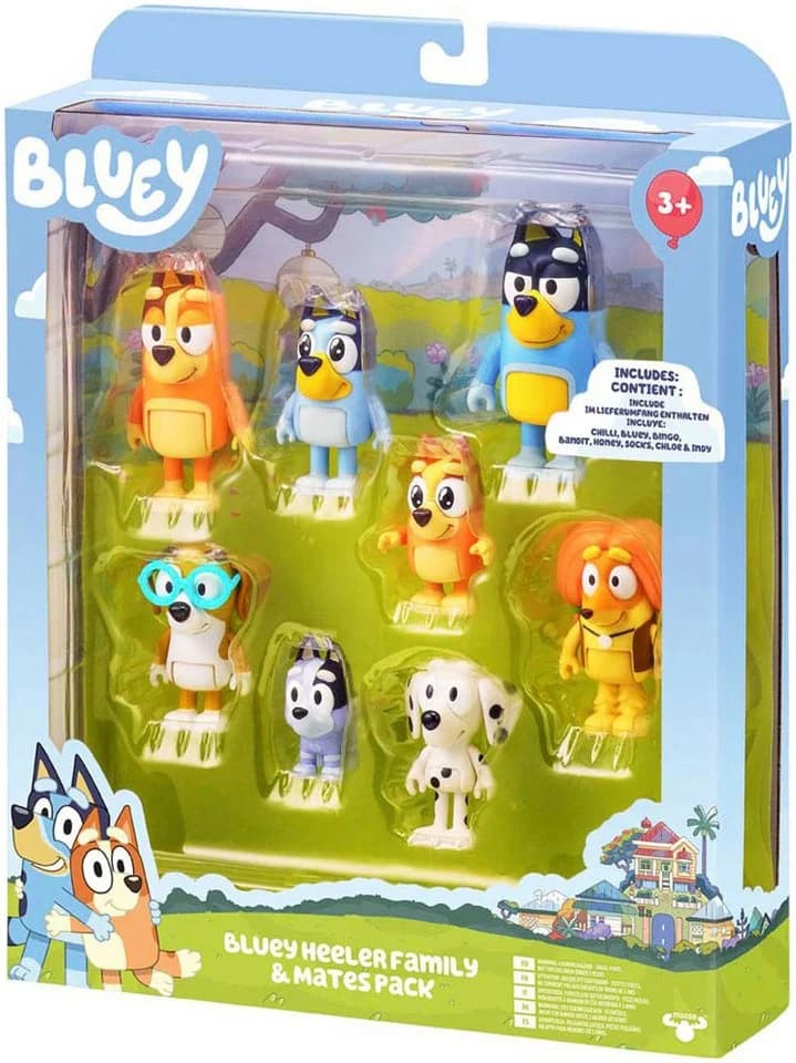 Moose Bluey & Familie 8er Mega-Pack Bunt - Bild 3
