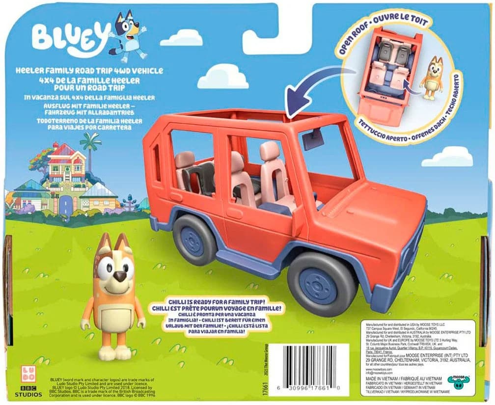 Moose Spielzeug-Auto Bluey S11 Familienausflug 4WD Familienauto