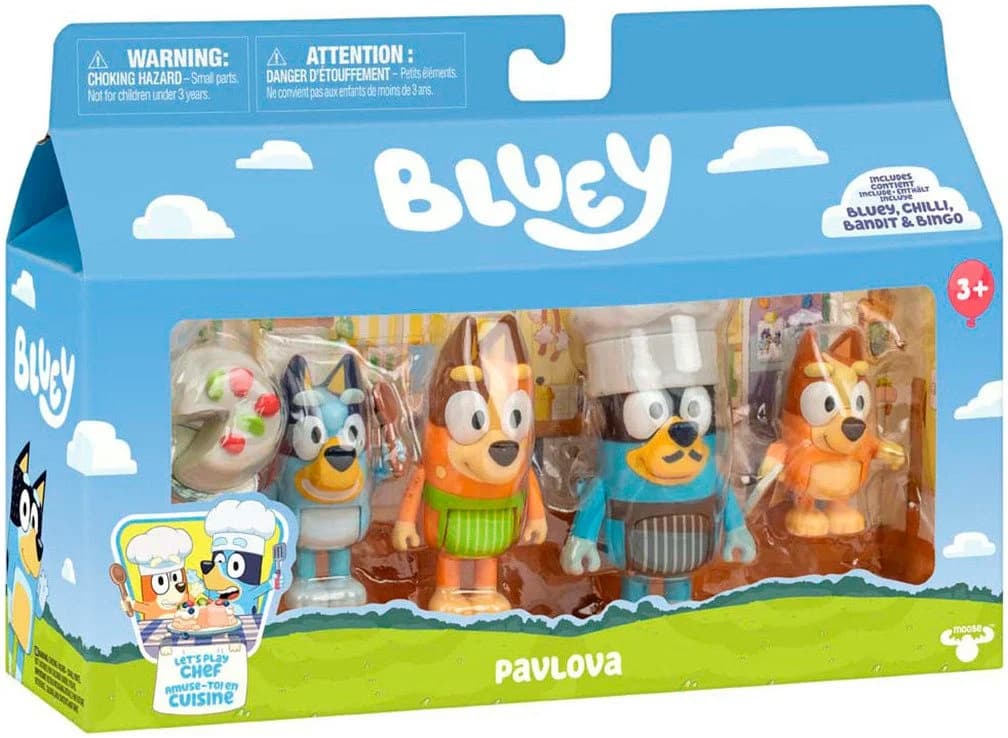 Moose Bluey Spielfigur 4-tlg. Bunt