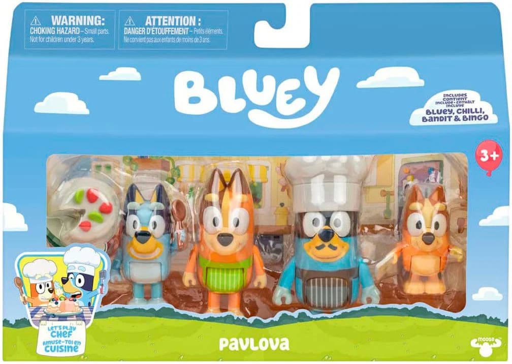 Moose Bluey Spielfigur 4-tlg. Bunt - Bild 2