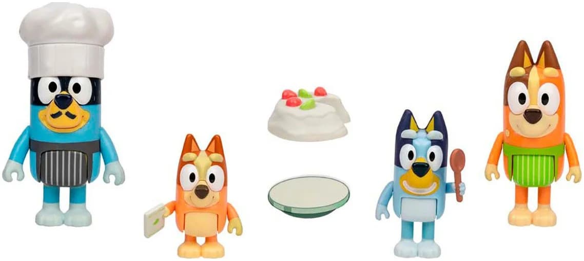 Moose Bluey Spielfigur 4-tlg. Bunt - Bild 3