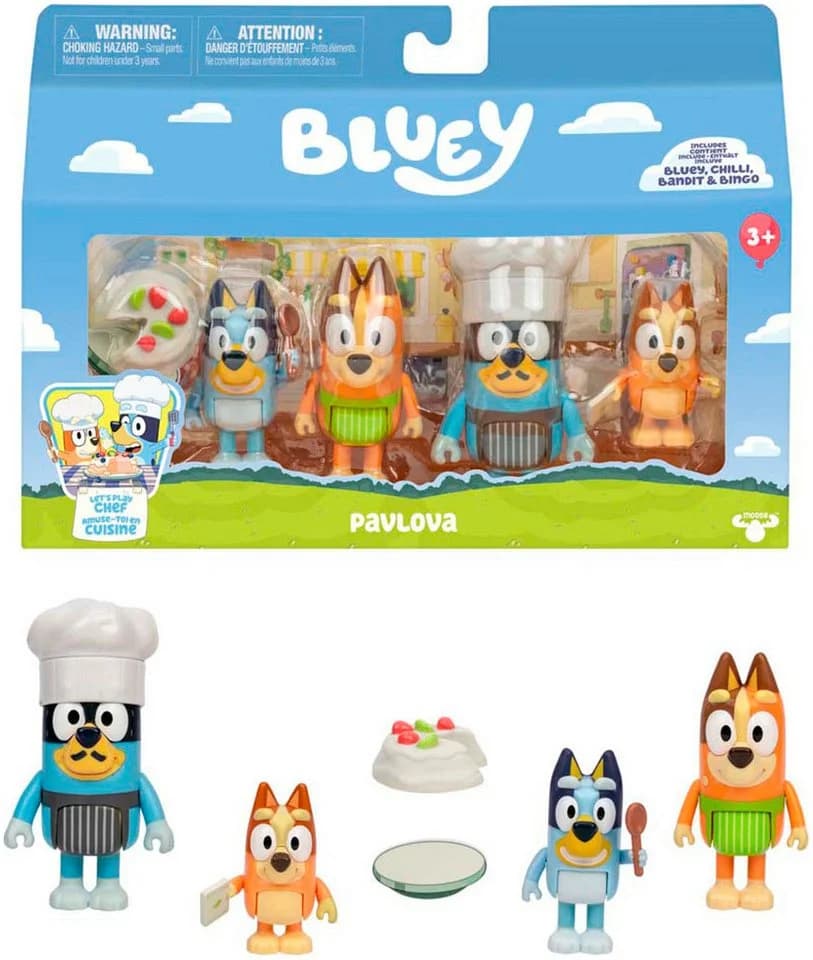 Moose Bluey Spielfigur 4-tlg. Bunt - Bild 4
