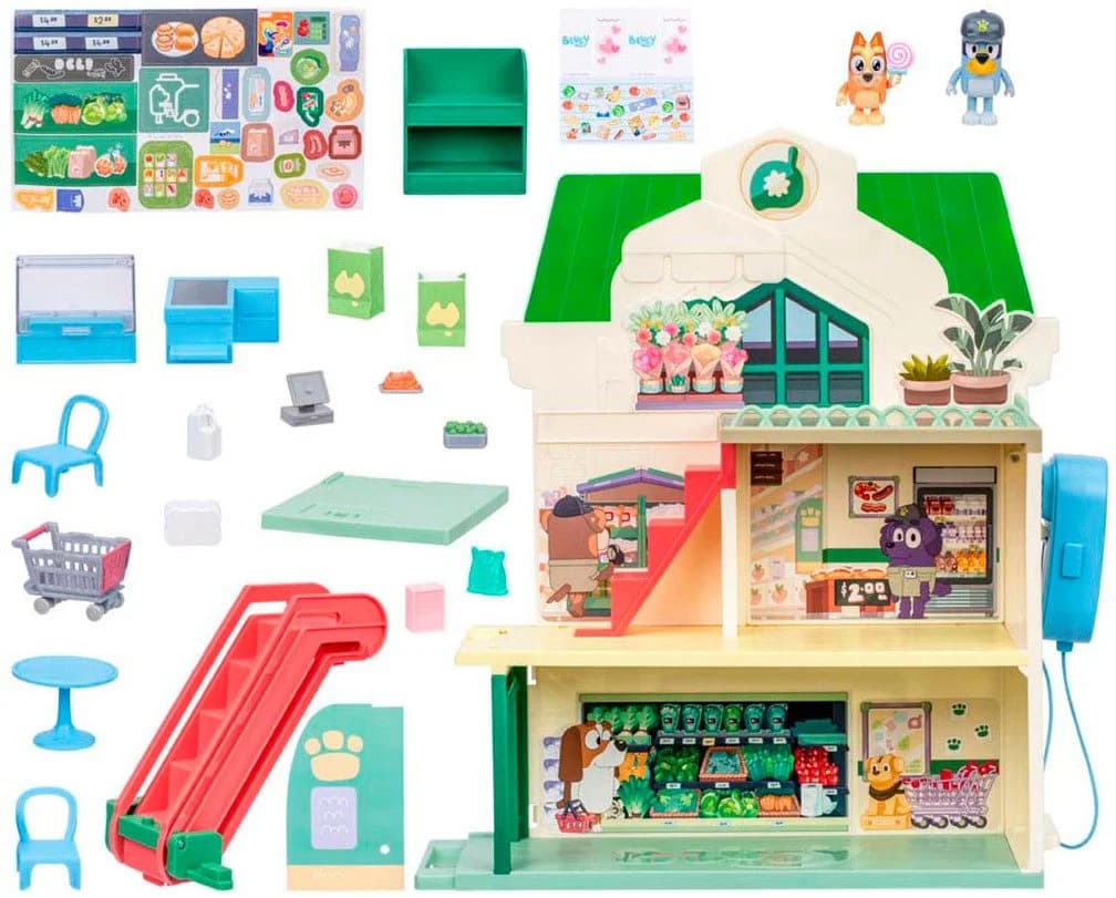 Moose Toys BLUEY-Spielset S13 Let's Play Chef Supermarkt