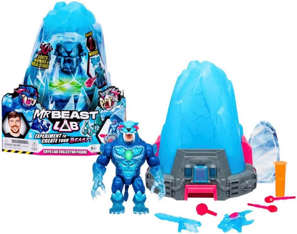 Moose Spielfigur MrBeast Lab Cryo Lab mit Soundeffekt