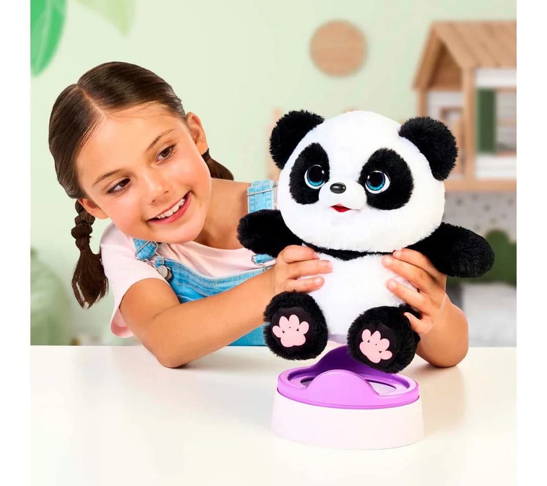 Moose Little Live Pets My Baby Panda Interaktive Plüschfigur