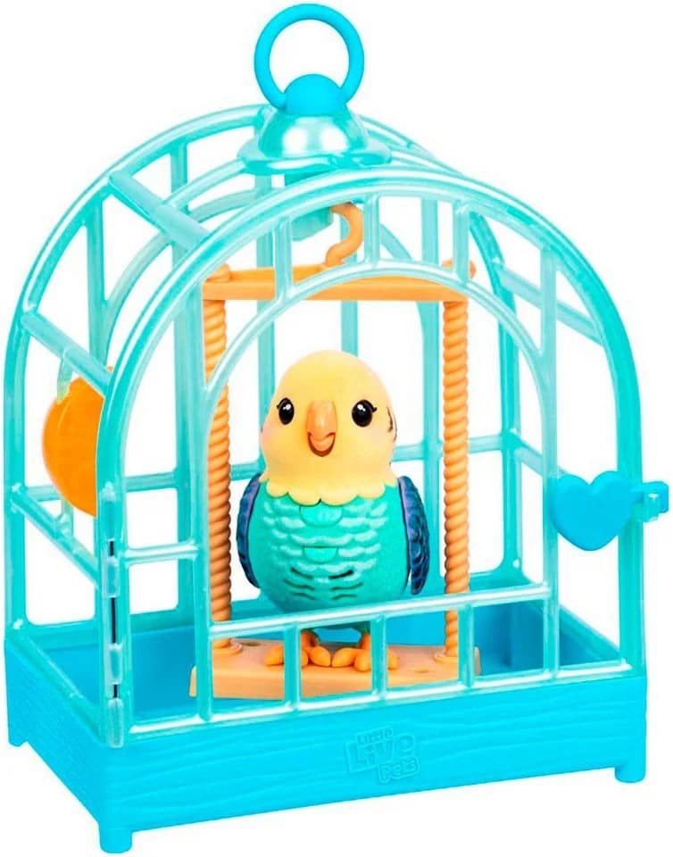 Moose Little Live Pets My Really Real Bird Vogelkäfig Indie Blau - Bild 4