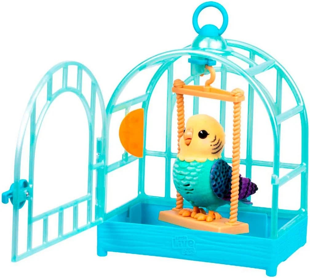 Moose Little Live Pets My Really Real Bird Vogelkäfig Indie Blau - Bild 5