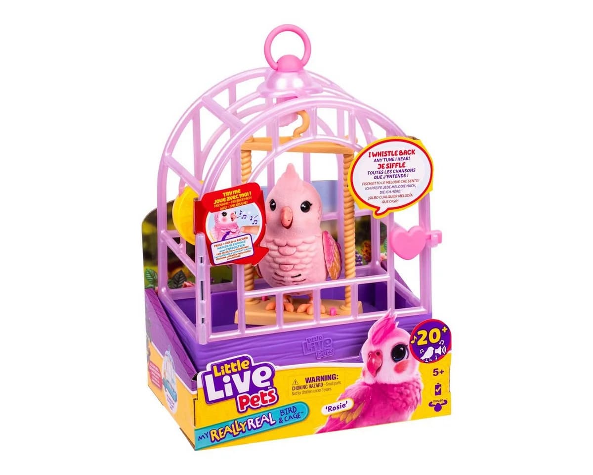 Moose Little Live Pets My Really Real Bird Vogelkäfig Rosie