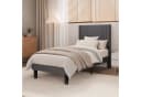 Bealife Bettgestell mit Kopfteil 90/120x200cm Beige/Grau Bild 1
