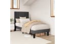 Bealife Bettgestell mit Kopfteil 90/120x200cm Beige/Grau Bild 3