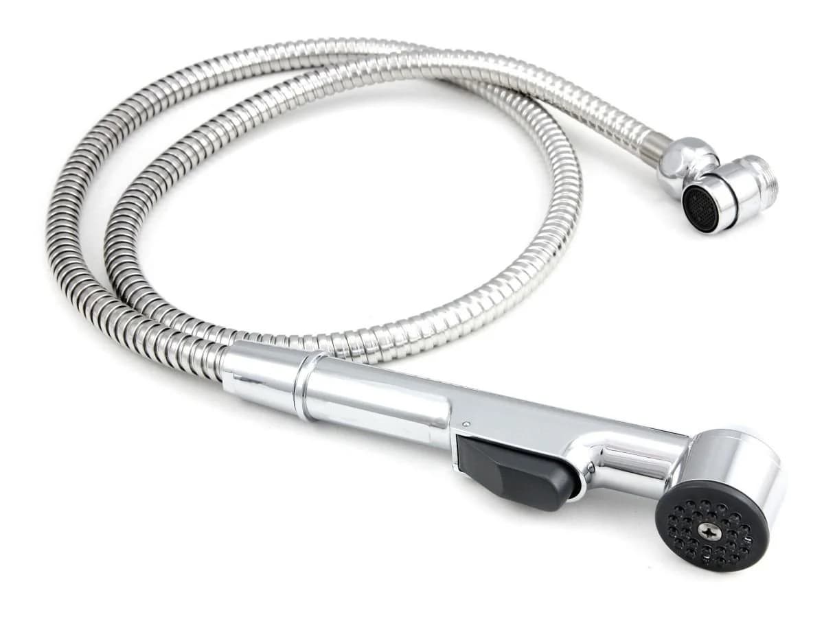 Tuganna Bidet Brause-Set Chrom mit Edelstahl-Schlauch