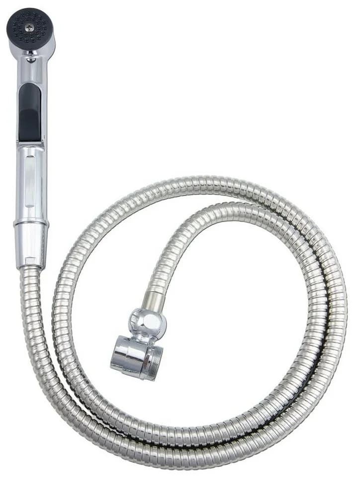 Tuganna Bidet Brause-Set Chrom mit Edelstahl-Schlauch - Bild 2