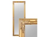 LebensWohnArt Wandspiegel BESSA 160x60cm Antik-Gold Holzrahmen Bild 2