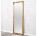 LebensWohnArt Wandspiegel BESSA 160x60cm Antik-Gold Holzrahmen Bild 4