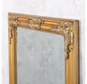 LebensWohnArt Wandspiegel BESSA 160x60cm Antik-Gold Holzrahmen Bild 5