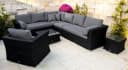 Ragnarök Möbel-Design Gartenlounge-Set Wotan Ecksofa Polyrattan Bild 2