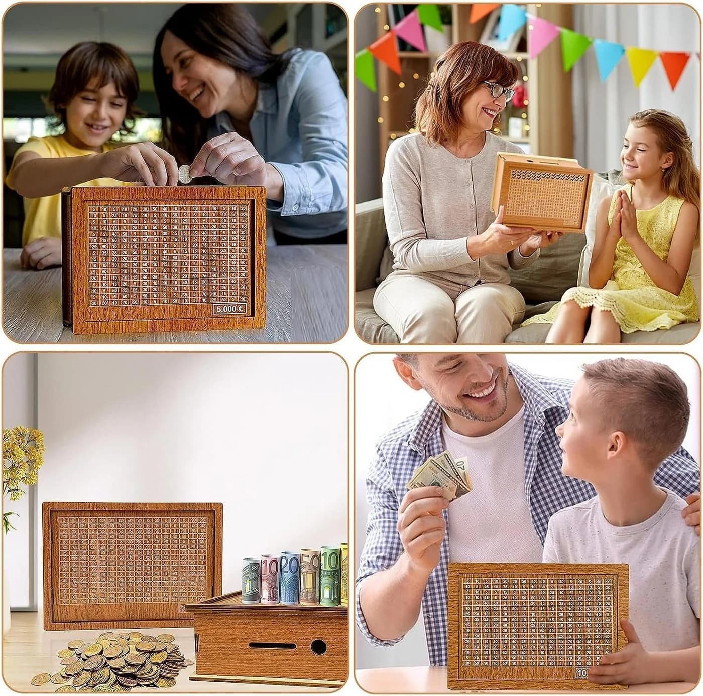 Blusmart Retro Spardose mit Sparziel-Tracking & Kakebo-Methode - Bild 4