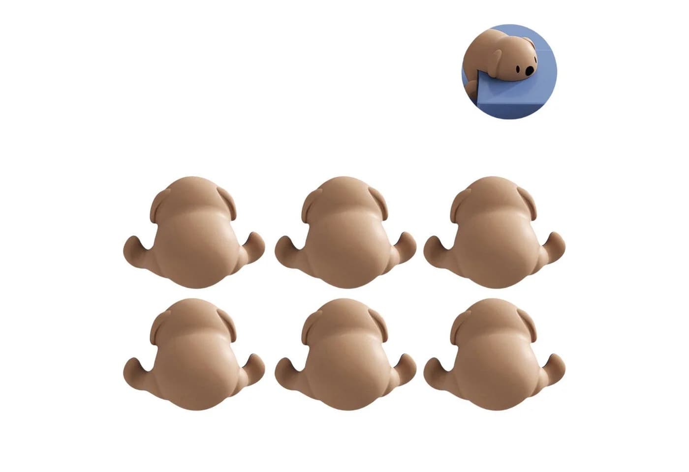 Blusmart Kindersicherung Eckenschützer 6-tlg. Transparent - Bild 2