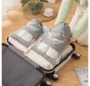 Blusmart Aufbewahrungstasche 6 Stück Staubdichter Schuhbeutel mit Kordelzug und durchsichtigem Schlitz Bild 3