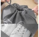 Blusmart Aufbewahrungstasche 6 Stück Staubdichter Schuhbeutel mit Kordelzug und durchsichtigem Schlitz Bild 4