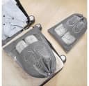 Blusmart Aufbewahrungstasche 6 Stück Staubdichter Schuhbeutel mit Kordelzug und durchsichtigem Schlitz Bild 5