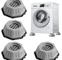 Blusmart Vibrationsdämpfer Waschmaschine Anti-Vibrations-Pads 4-St. Rutschfest Bild 2