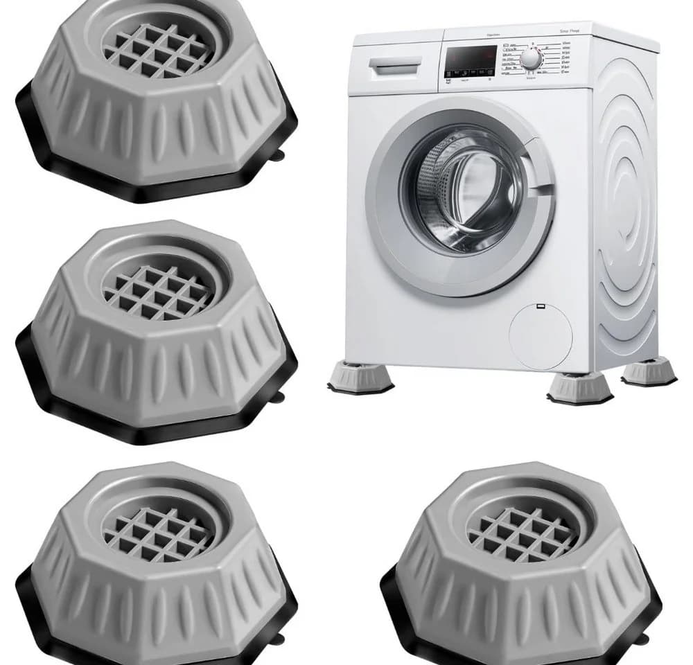 Blusmart Vibrationsdämpfer Waschmaschine Anti-Vibrations-Pads 4-St. Rutschfest - Bild 2
