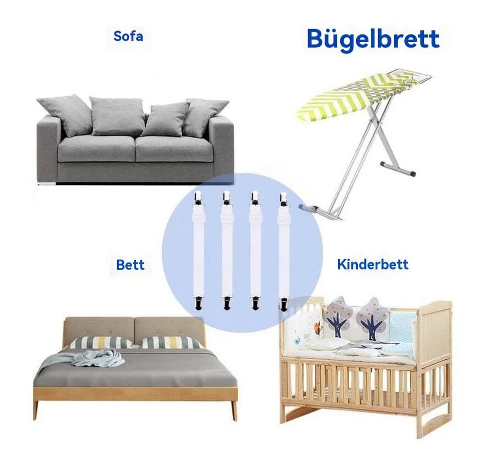 Blusmart Bettlaken-Clip Rutschfeste Befestigungsschnalle - Bild 3