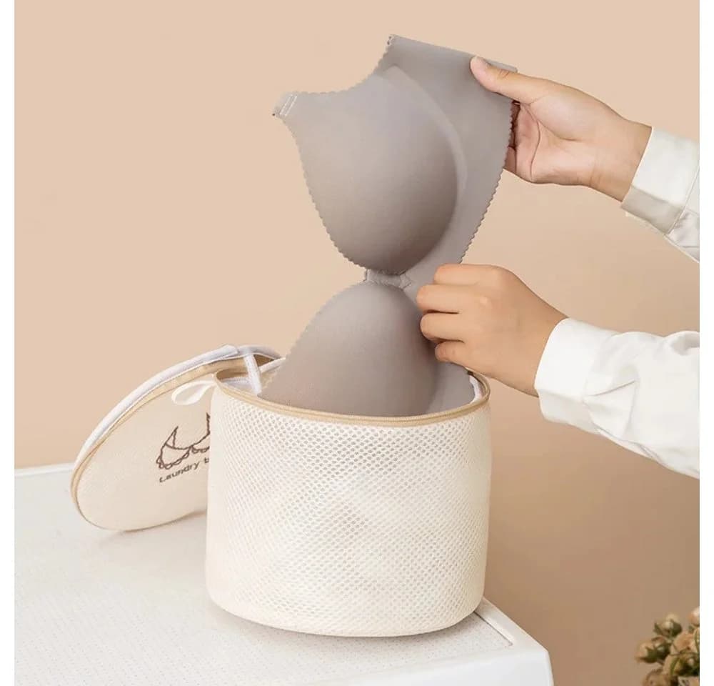 Blusmart Wäschesäckchen Wäschenetz für Waschmaschine, 7-St. Beige Polyester - Bild 5