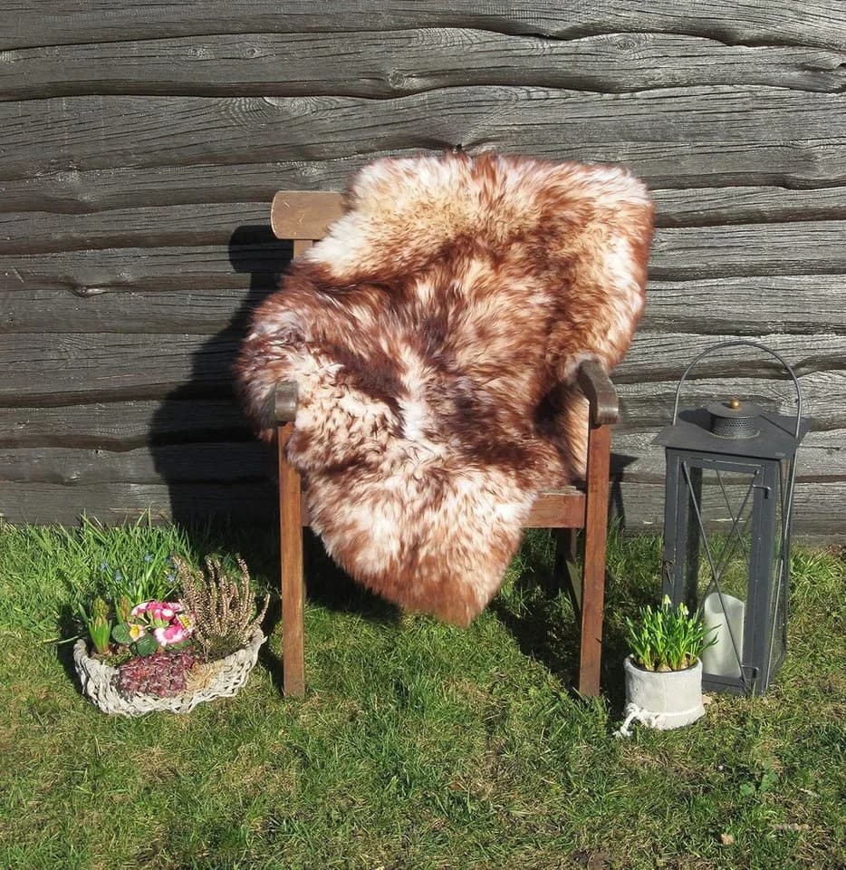 Felltrade Fellteppich Natur Schaffell geflammt - Bild 2