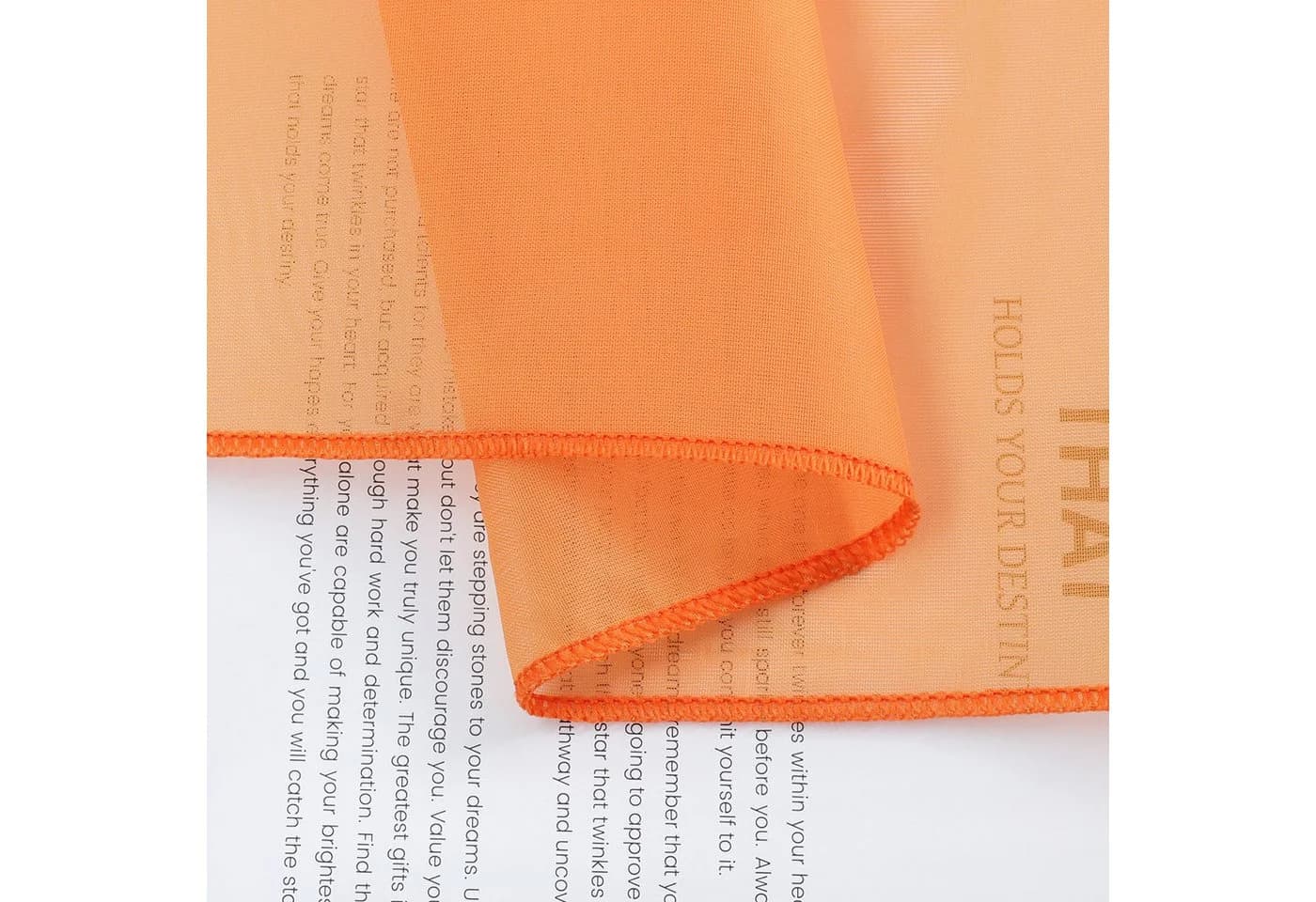 Joyswahl Raffrollo Gina Bändchenrollo mit Tunnelzug Orange - Bild 5