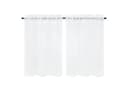 Joyswahl Scheibengardine 2 St. Transparent Voile Kurzstores Einfarbig Küche Bild 2
