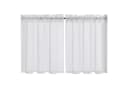 Joyswahl Scheibengardine 2 St. Transparent Karo Jacquard Gardine Bild 2
