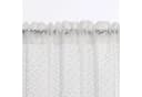 Joyswahl Scheibengardine 2 St. Transparent Karo Jacquard Gardine Bild 4