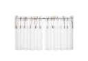 Joyswahl Scheibengardine 2 St. Transparent Küche Wellenmuster Jacquard Spitze Patchwork Bild 2