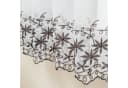 Delien Scheibengardine Jasmin Grau Transparent Kurzstore Sticke Voile Bild 3