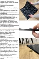 IKHEMalarka 3D Wandpaneel Schwarz Polystyrol XPS Bild 5