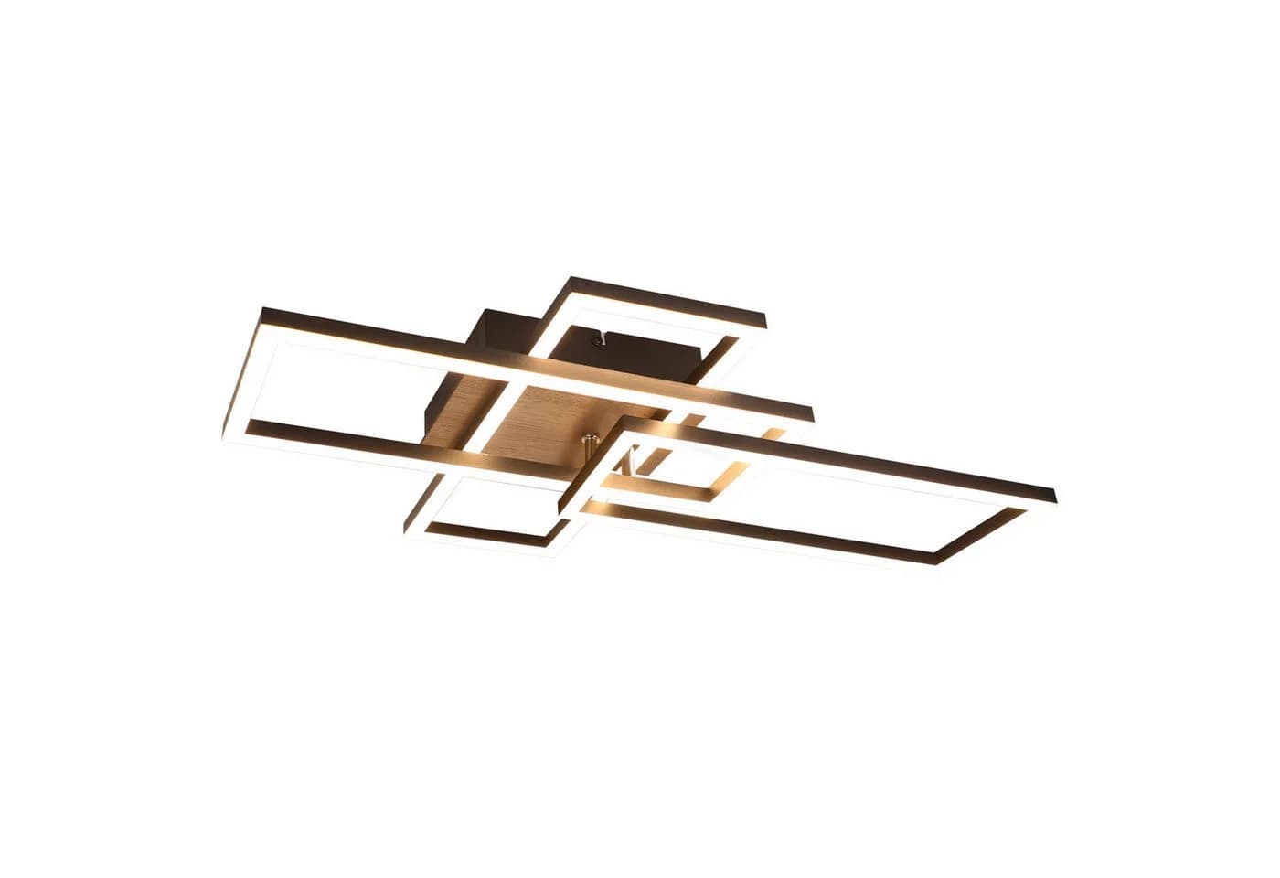 ZMH LED Deckenleuchte Schwarz Modern Dimmbar Augenschutz - Bild 3