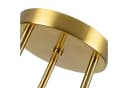 Nettlife Deckenleuchte 6-flammig Schwarz/Weiß/Gold E27 Industrial Retro Design Bild 5