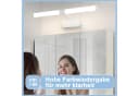 Nettlife LED Spiegelleuchte 4000K Schwarz/Weiß Bild 5