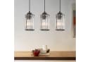 Nettlife Pendelleuchte Kristall Modern Schwarz 3-Flammig E27 Bild 2