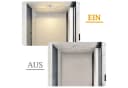 Nettlife Deckenleuchte Wellen Design Schwarz 3000K 12W Bild 5