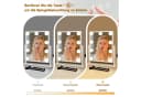 Nettlife Schminkspiegel Kosmetikspiegel 9 LED 360° Drehung Bild 1