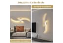 Nettlife LED Wandleuchte 100CM Weiß 14W 3000K Modern Welle Design Bild 1