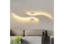 Nettlife LED Wandleuchte 100CM Weiß 14W 3000K Modern Welle Design Bild 2