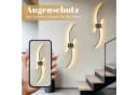 Nettlife LED Wandleuchte 100CM Schwarz 14W 3000K Modern Welle Design Bild 4